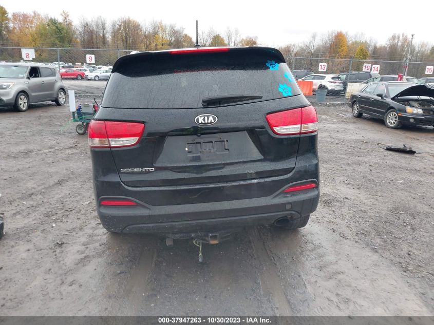 2016 Kia Sorento 3.3L Lx VIN: 5XYPGDA52GG176595 Lot: 37947263