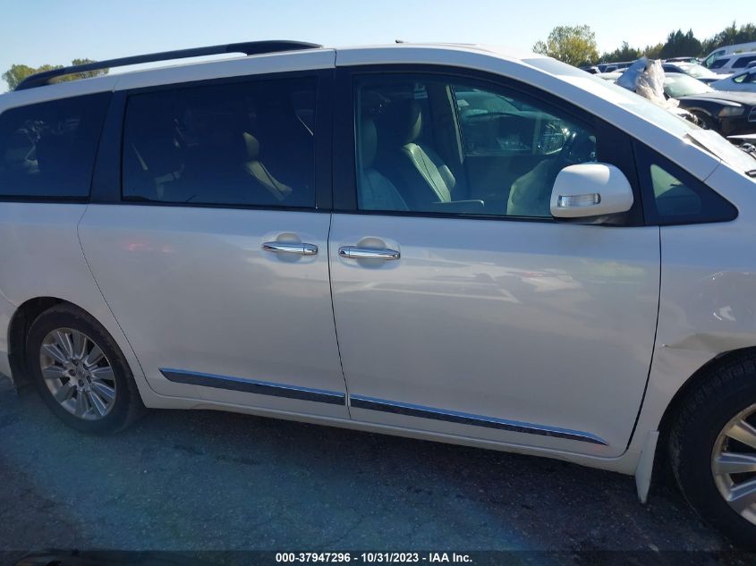 2014 Toyota Sienna Limited V6 7 Passenger VIN: 5TDYK3DC4ES434381 Lot: 37947296