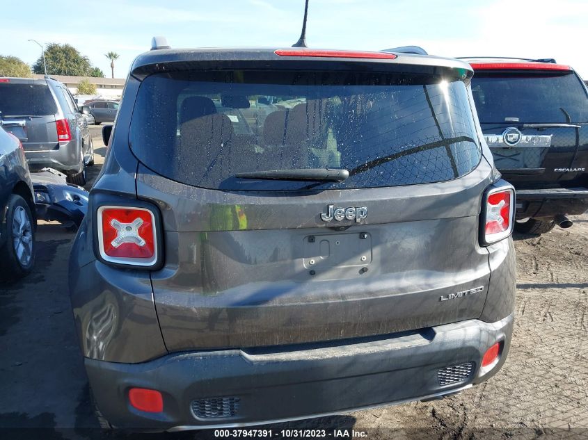 2016 Jeep Renegade Limited VIN: ZACCJADT7GPE06477 Lot: 37947391