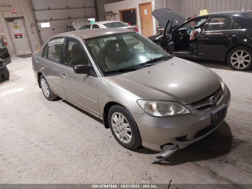 2004 Honda Civic Lx VIN: 1HGES16534L001125 Lot: 37947545