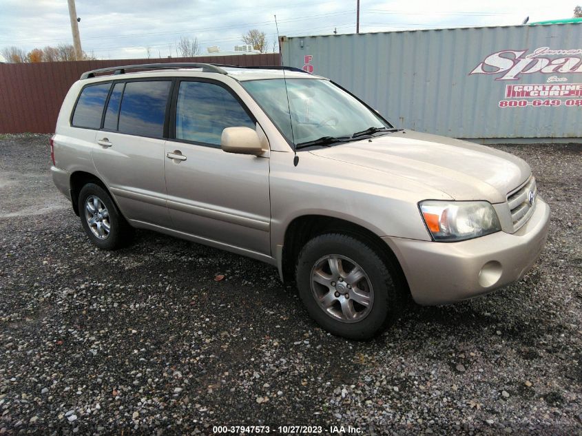 2006 Toyota Highlander V6 VIN: JTEEP21A960172830 Lot: 37947573