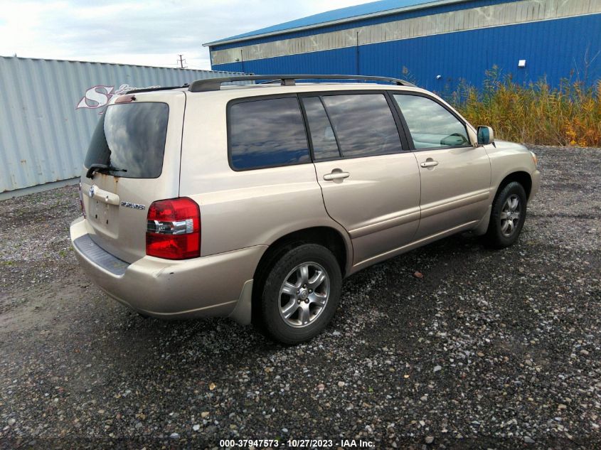 2006 Toyota Highlander V6 VIN: JTEEP21A960172830 Lot: 37947573