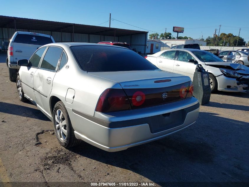 2002 Chevrolet Impala VIN: 2G1WF52EX29199316 Lot: 37947605