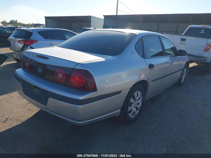 2002 Chevrolet Impala VIN: 2G1WF52EX29199316 Lot: 37947605