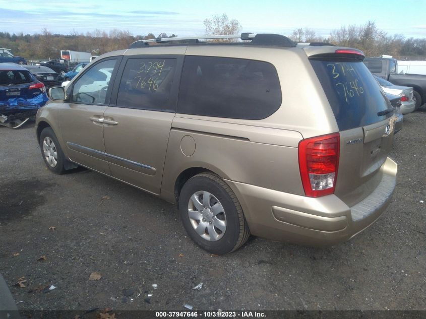 2007 Hyundai Entourage Gls/Limited/Se VIN: KNDMC233076025644 Lot: 37947646