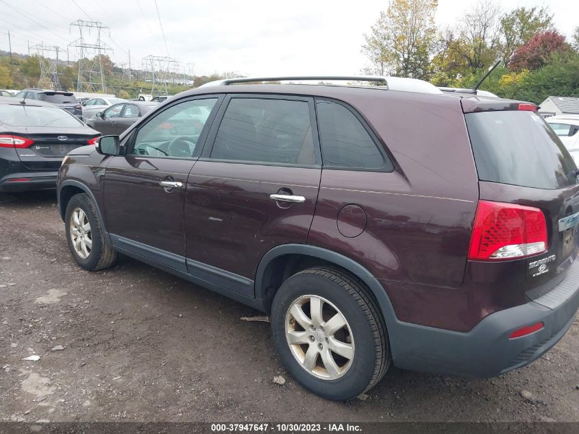 2011 Kia Sorento Lx VIN: 5XYKT4A1XBG167526 Lot: 37947647