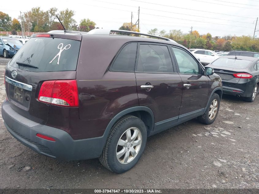 2011 Kia Sorento Lx VIN: 5XYKT4A1XBG167526 Lot: 37947647