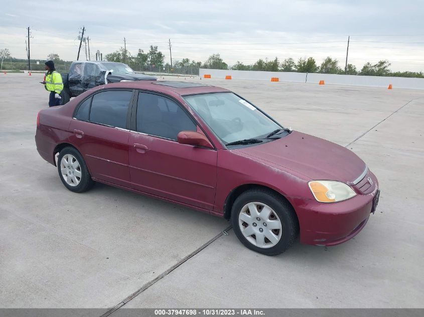 2002 Honda Civic Ex VIN: 2HGES26892H504071 Lot: 37947698