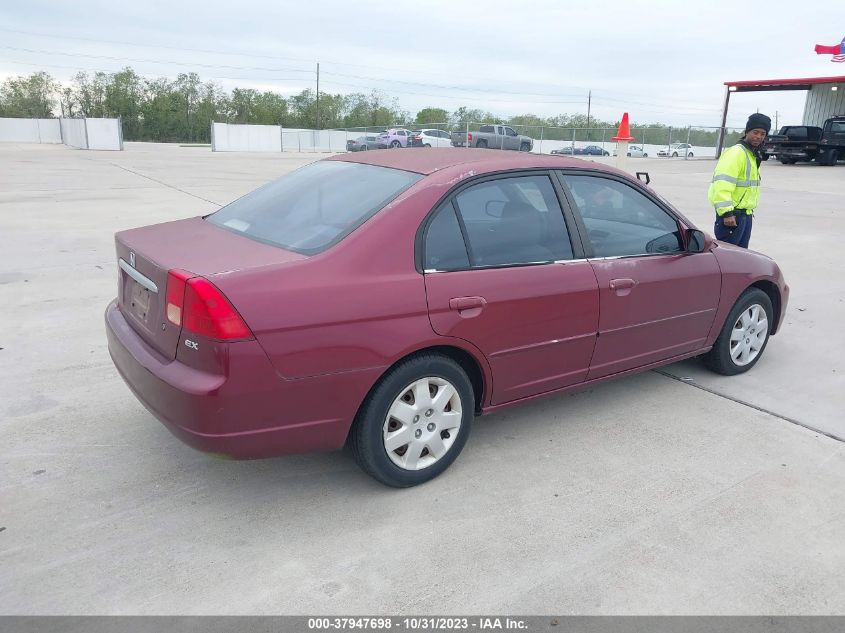 2002 Honda Civic Ex VIN: 2HGES26892H504071 Lot: 37947698