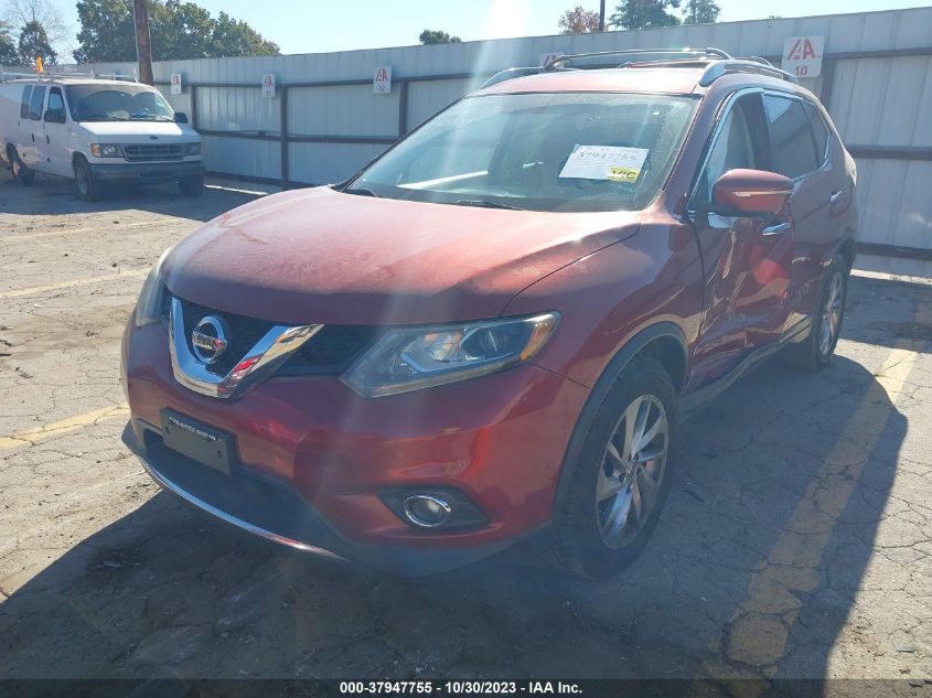 2014 Nissan Rogue Sl VIN: 5N1AT2MT2EC858809 Lot: 37947755