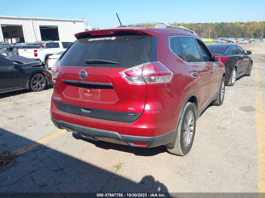 2014 Nissan Rogue Sl VIN: 5N1AT2MT2EC858809 Lot: 37947755