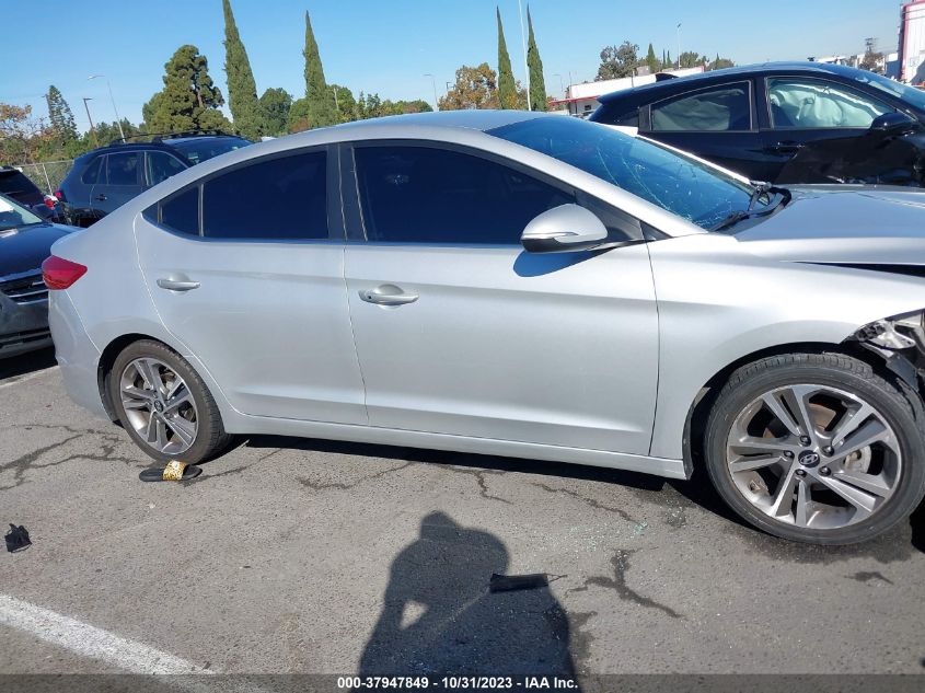 2018 Hyundai Elantra Limited VIN: 5NPD84LFXJH226858 Lot: 37947849