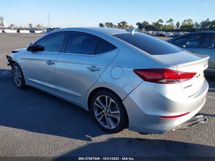 2018 Hyundai Elantra Limited VIN: 5NPD84LFXJH226858 Lot: 37947849