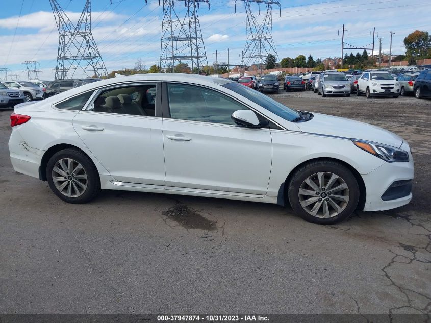 2017 Hyundai Sonata Sport VIN: 5NPE34AF1HH462833 Lot: 37947874