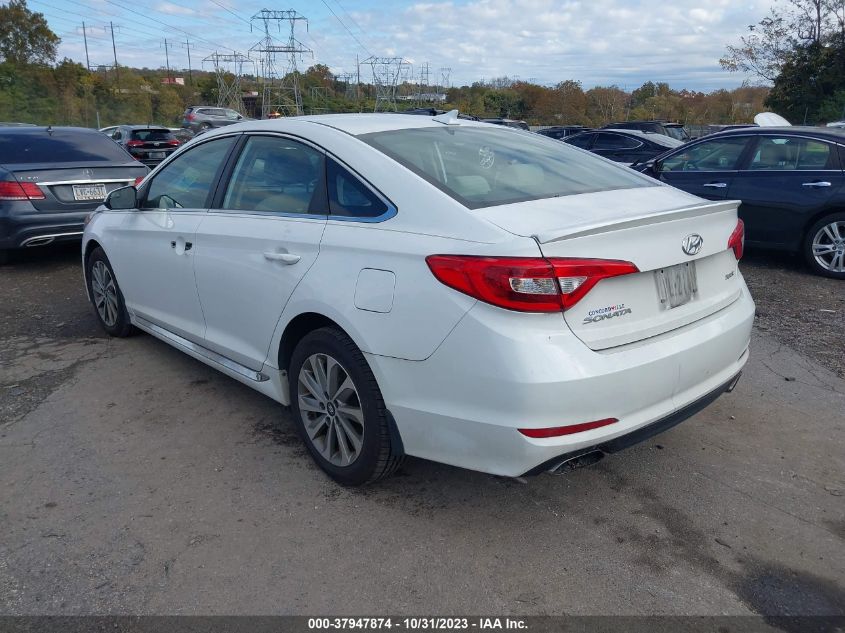 2017 Hyundai Sonata Sport VIN: 5NPE34AF1HH462833 Lot: 37947874