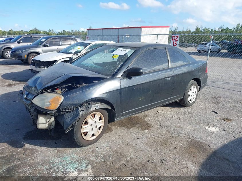 2003 Honda Civic Lx VIN: 1HGEM225X3L085948 Lot: 37947926