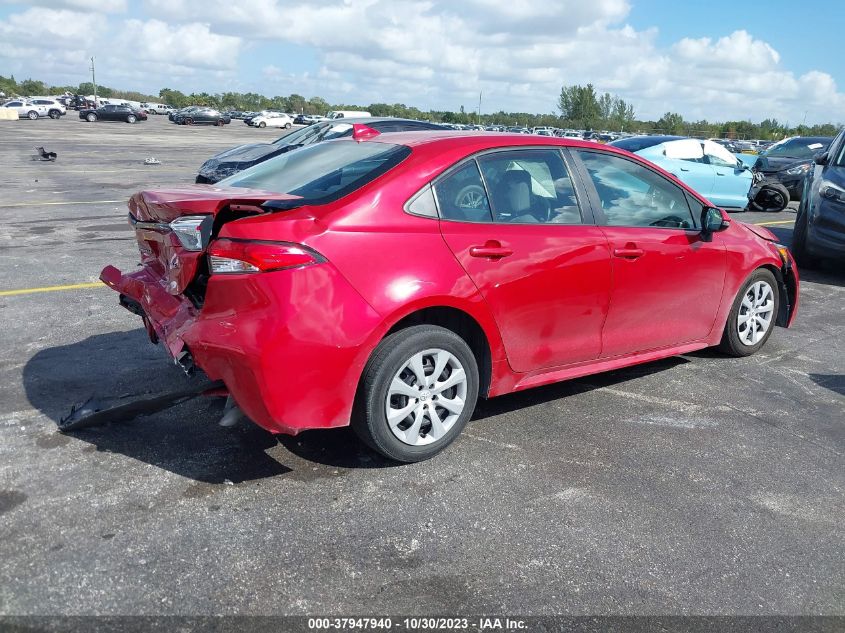 2021 Toyota Corolla Le VIN: 5YFEPMAE2MP185909 Lot: 37947940