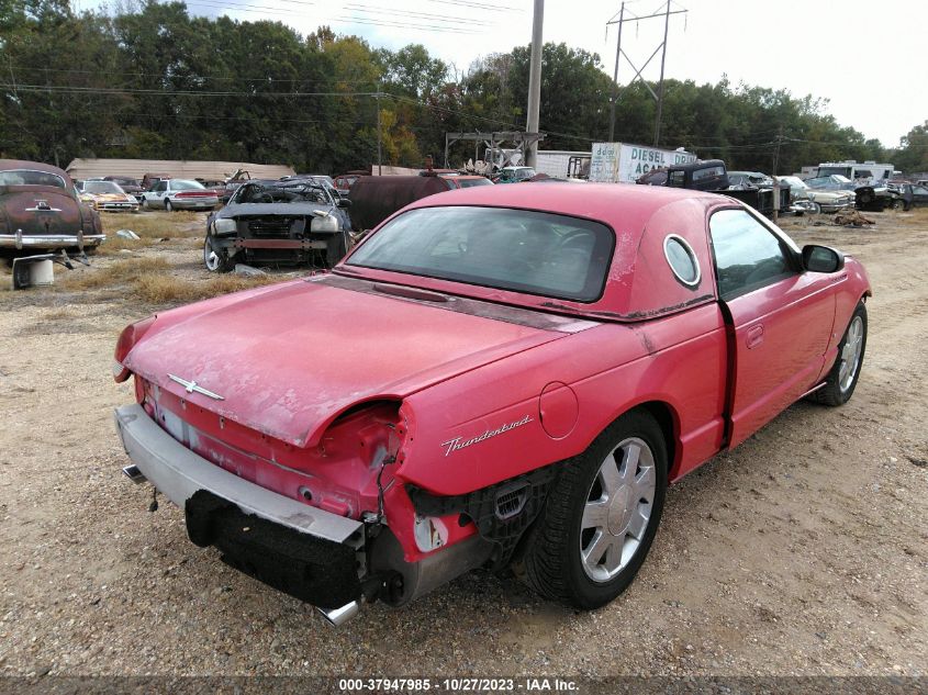 2002 Ford Thunderbird W VIN: 1FAHP60A72Y114615 Lot: 37947985