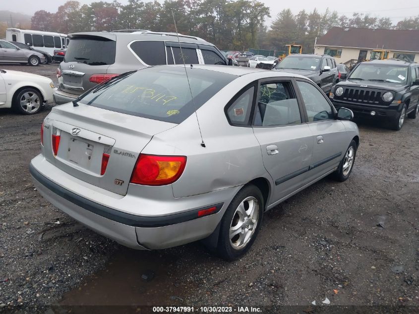 2001 Hyundai Elantra Gt VIN: KMHDN55D51U038518 Lot: 37947991