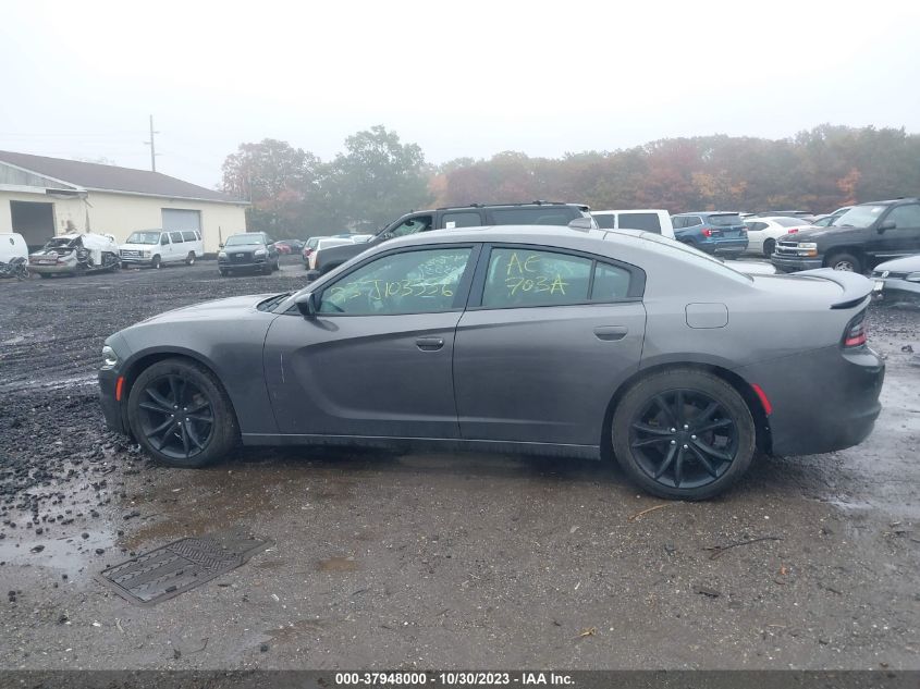 2016 Dodge Charger Sxt VIN: 2C3CDXHG6GH272459 Lot: 37948000