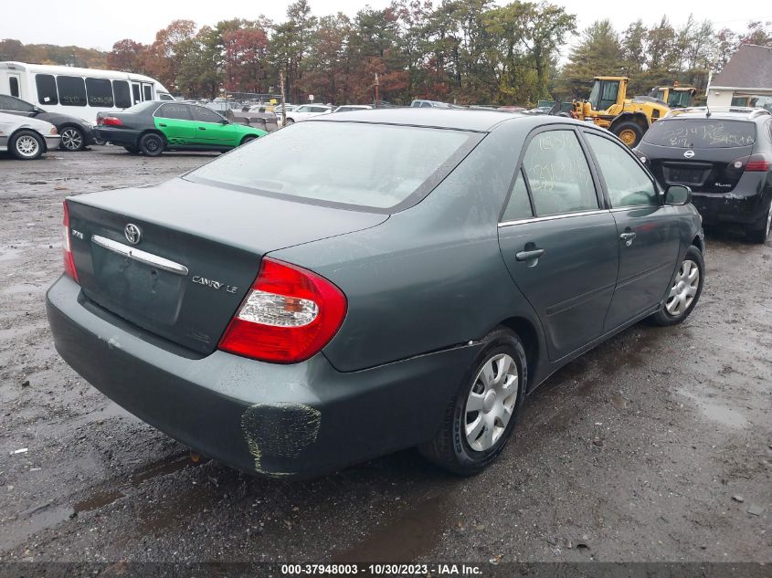 2004 Toyota Camry Le VIN: 4T1BE32K34U351537 Lot: 37948003