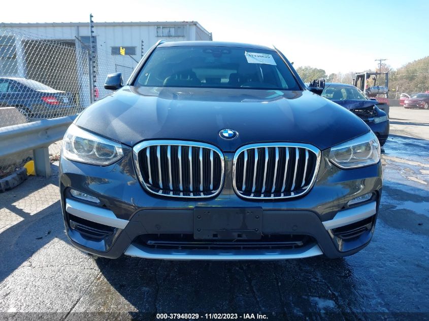 2019 BMW X3 xDrive30I VIN: 5UXTR9C55KLE14523 Lot: 37948029