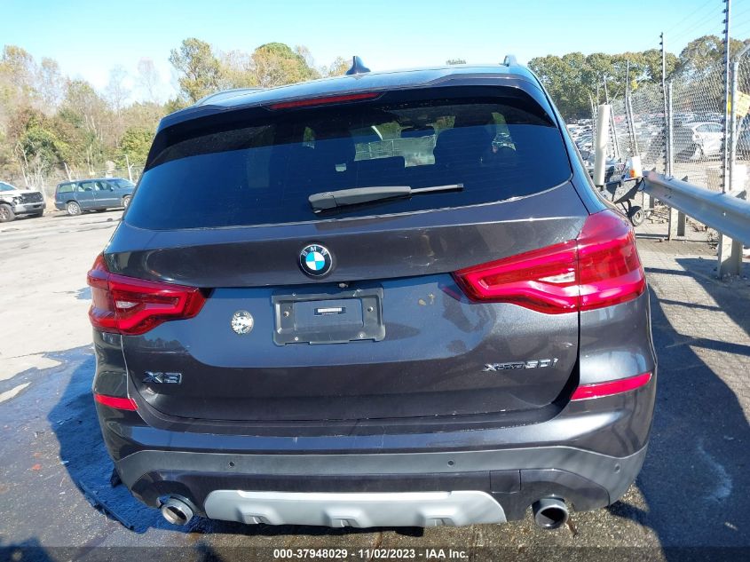 2019 BMW X3 xDrive30I VIN: 5UXTR9C55KLE14523 Lot: 37948029