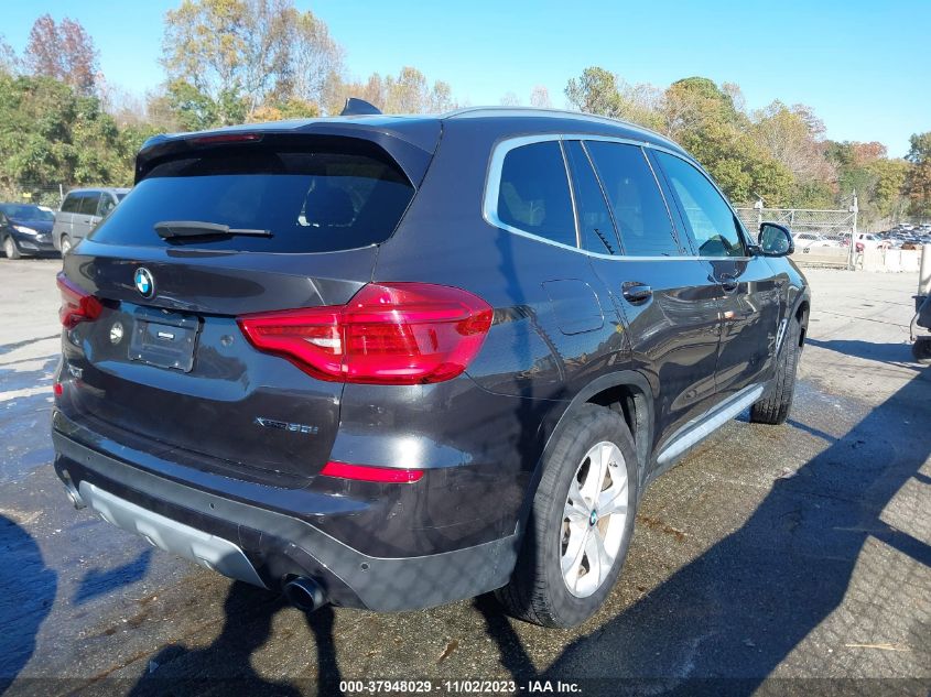 2019 BMW X3 xDrive30I VIN: 5UXTR9C55KLE14523 Lot: 37948029