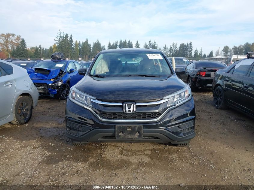 2016 Honda Cr-V Lx VIN: 2HKRM4H33GH647345 Lot: 37948162