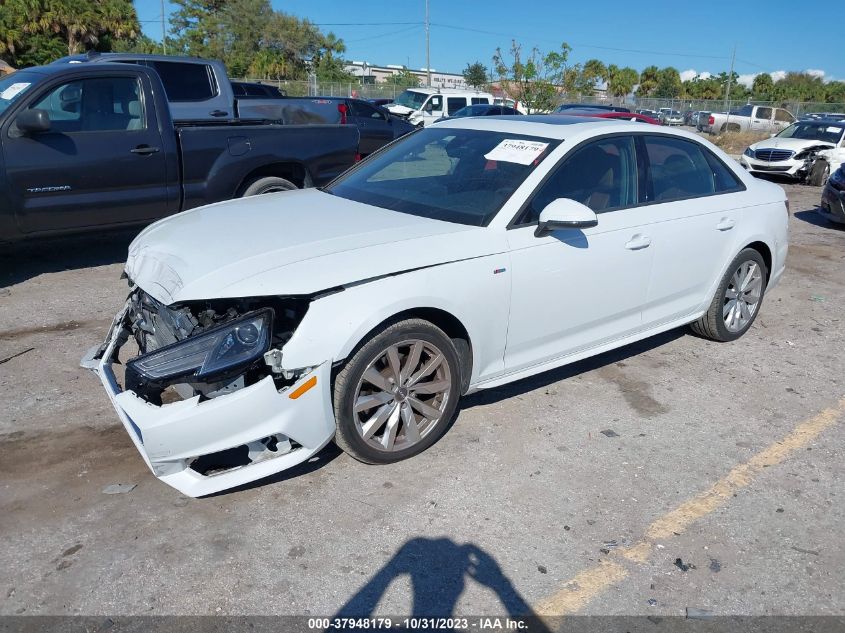 2018 Audi A4 Premium/Tech Premium VIN: WAUKMAF41JA072573 Lot: 37948179