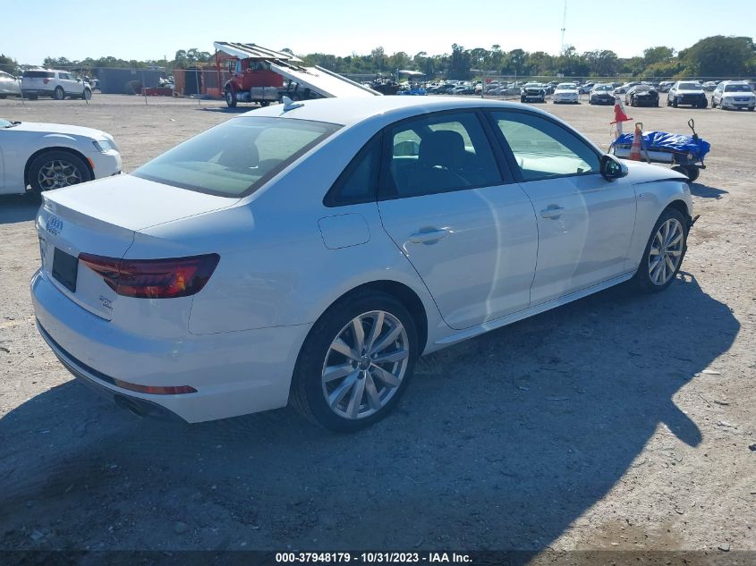 2018 Audi A4 Premium/Tech Premium VIN: WAUKMAF41JA072573 Lot: 37948179