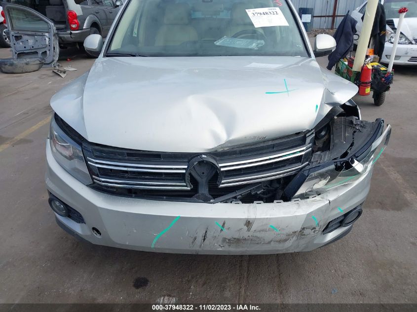 2013 Volkswagen Tiguan Sel VIN: WVGBV7AX0DW522351 Lot: 37948322