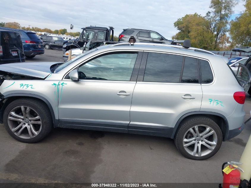 2013 Volkswagen Tiguan Sel VIN: WVGBV7AX0DW522351 Lot: 37948322