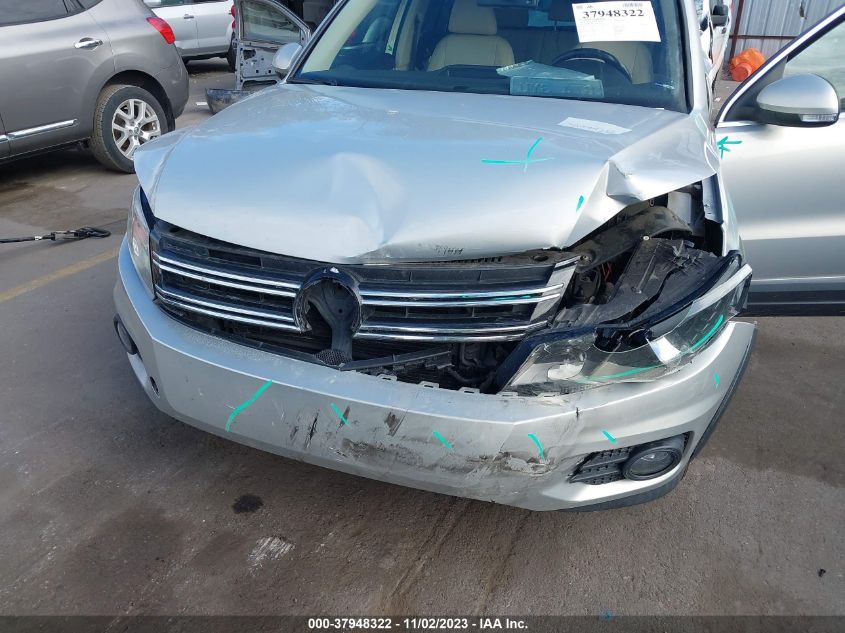 2013 Volkswagen Tiguan Sel VIN: WVGBV7AX0DW522351 Lot: 37948322