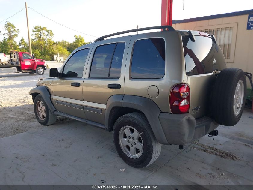 2006 Jeep Liberty Sport VIN: 1J4GL48K36W286204 Lot: 37948325