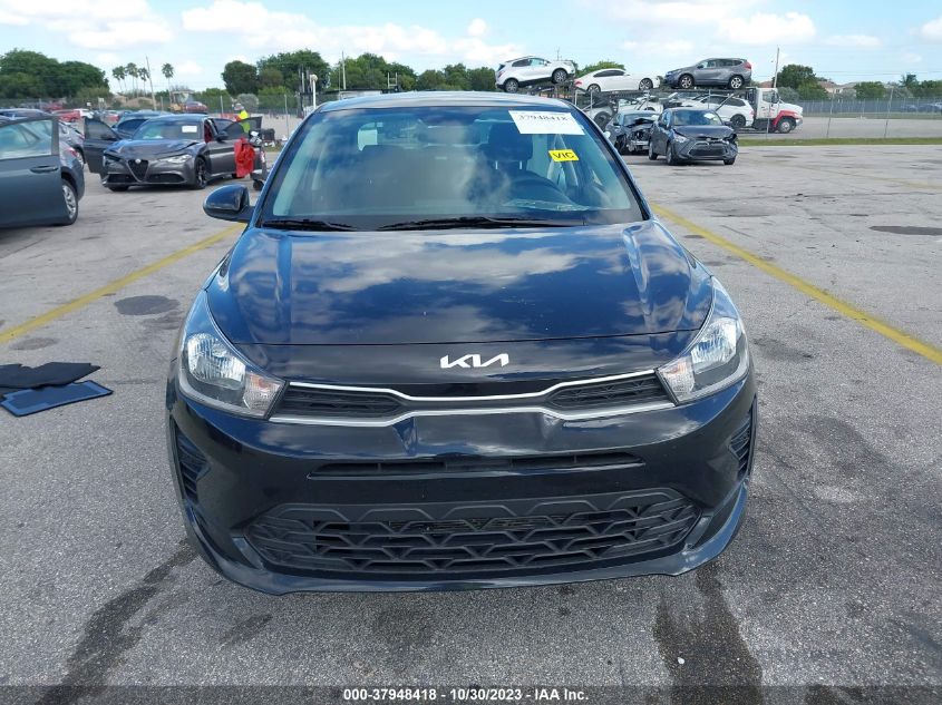 2022 Kia Rio S VIN: 3KPA24AD5NE473656 Lot: 37948418