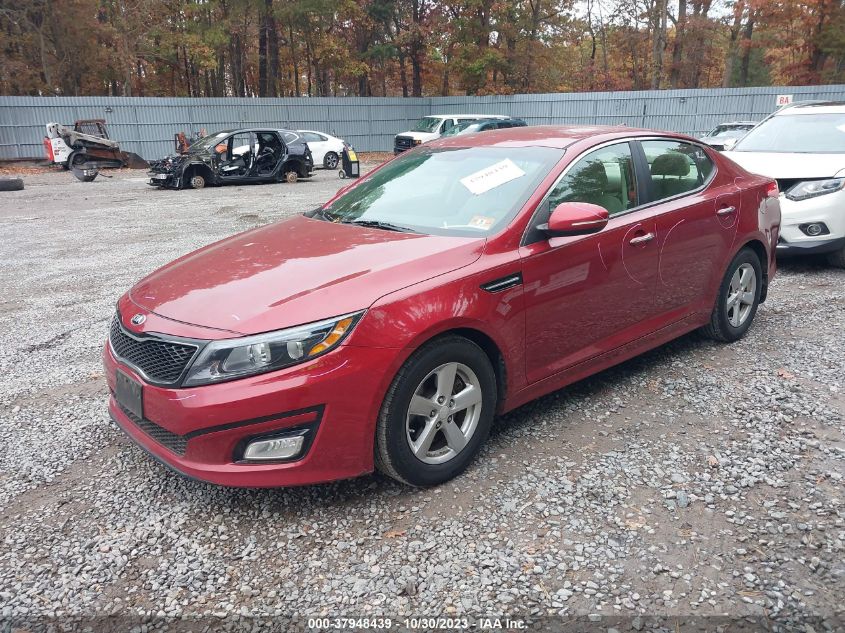 2015 Kia Optima Lx VIN: 5XXGM4A73FG388788 Lot: 37948439