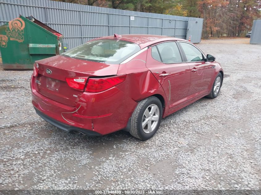 2015 Kia Optima Lx VIN: 5XXGM4A73FG388788 Lot: 37948439