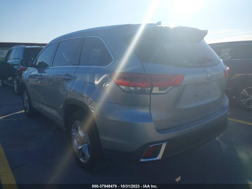 2018 Toyota Highlander Limited VIN: 5TDYZRFH3JS265102 Lot: 37948478