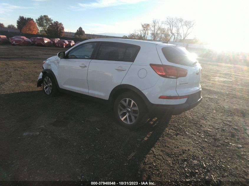 2016 Kia Sportage Lx VIN: KNDPBCAC9G7849256 Lot: 37948548