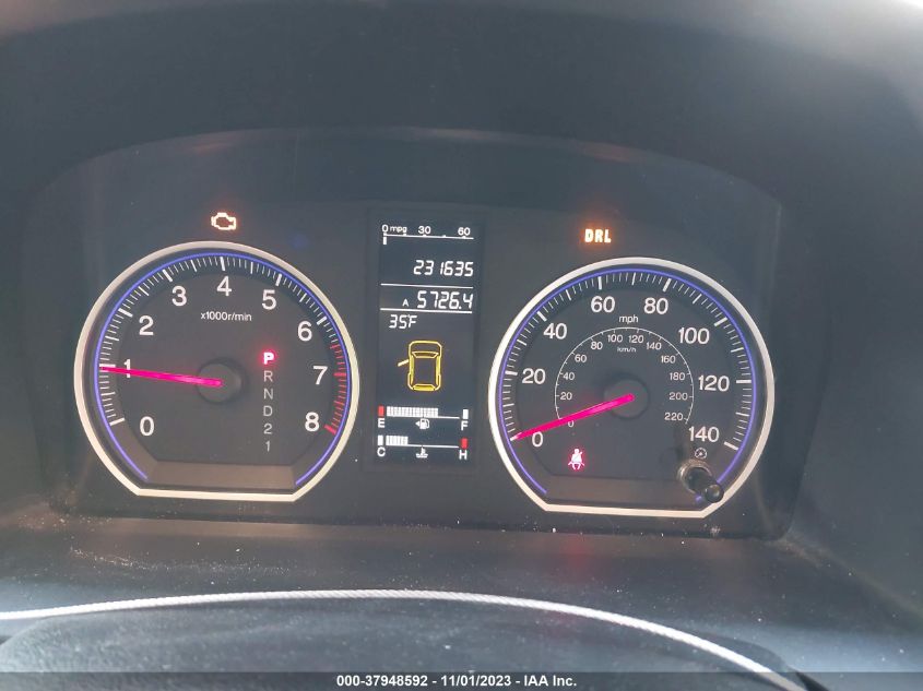 2009 Honda Cr-V Ex-L VIN: 5J6RE48739L032724 Lot: 37948592