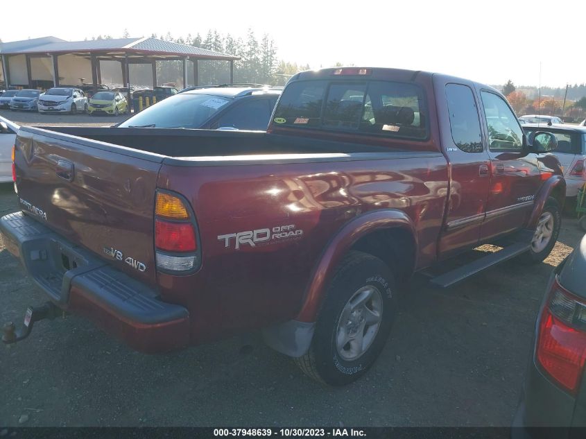 2003 Toyota Tundra Ltd VIN: 5TBBT48153S401882 Lot: 37948639