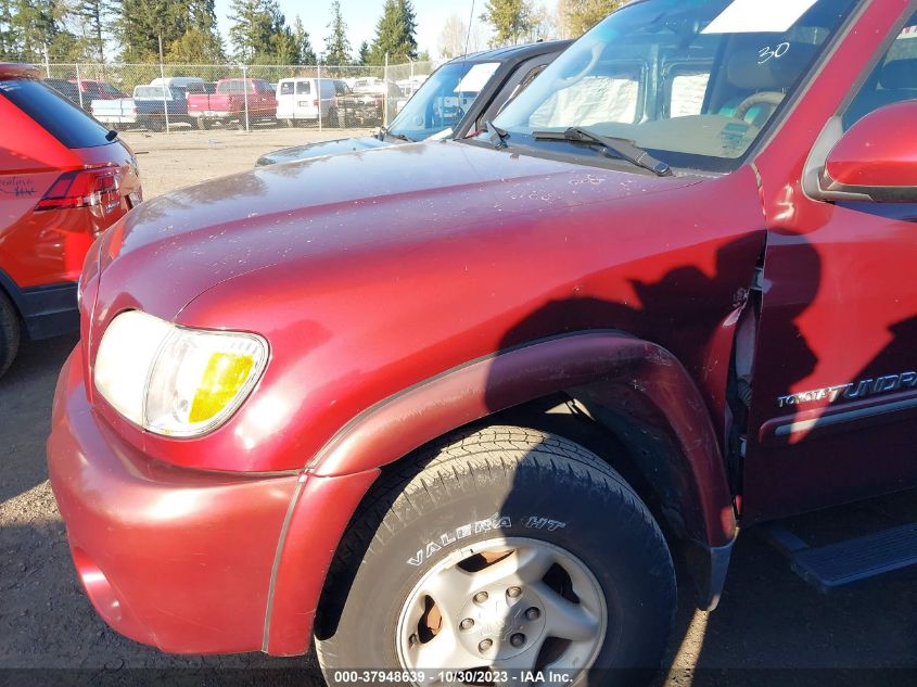 2003 Toyota Tundra Ltd VIN: 5TBBT48153S401882 Lot: 37948639