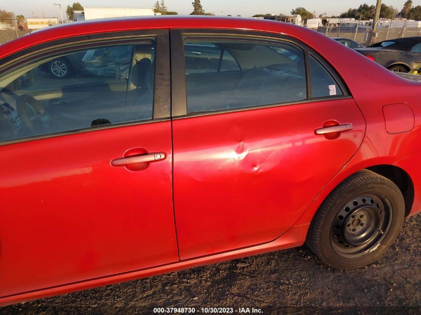 2011 Toyota Corolla Le VIN: 2T1BU4EE0BC582201 Lot: 37948730