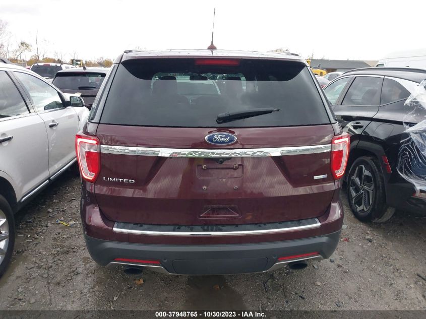 2018 Ford Explorer Limited VIN: 1FM5K8FH7JGA53178 Lot: 37948765