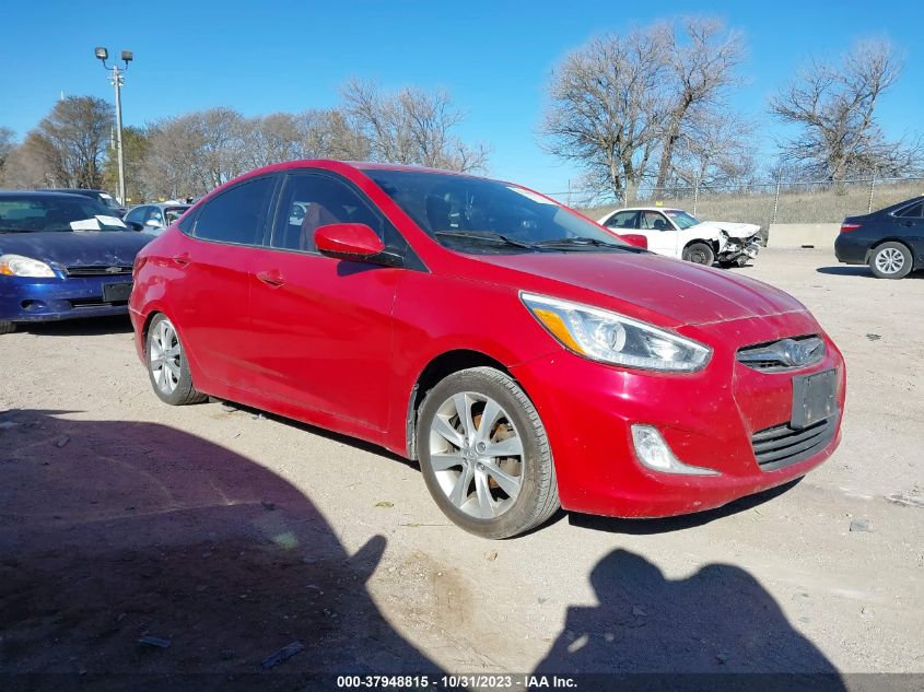 2014 Hyundai Accent Gls VIN: KMHCU4AE9EU604273 Lot: 37948815