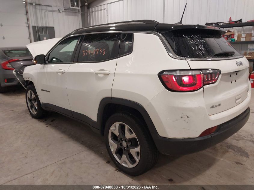 2019 Jeep Compass Limited 4X4 VIN: 3C4NJDCB4KT672432 Lot: 37948838