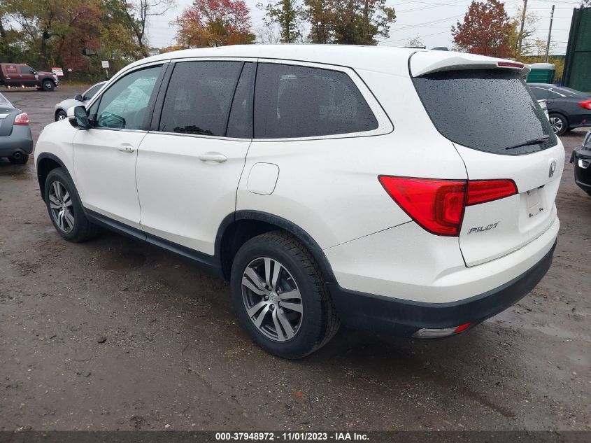 2016 Honda Pilot Ex-L VIN: 5FNYF6H60GB038417 Lot: 37948972