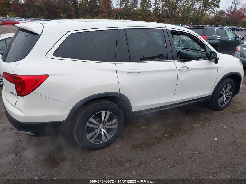 2016 Honda Pilot Ex-L VIN: 5FNYF6H60GB038417 Lot: 37948972