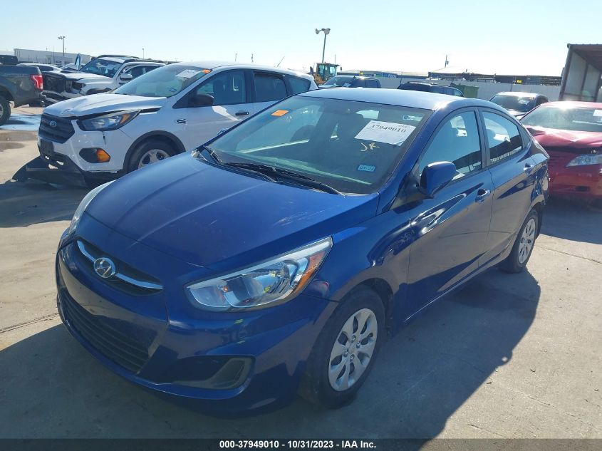 2015 Hyundai Accent Gls VIN: KMHCT4AE5FU826166 Lot: 37949010